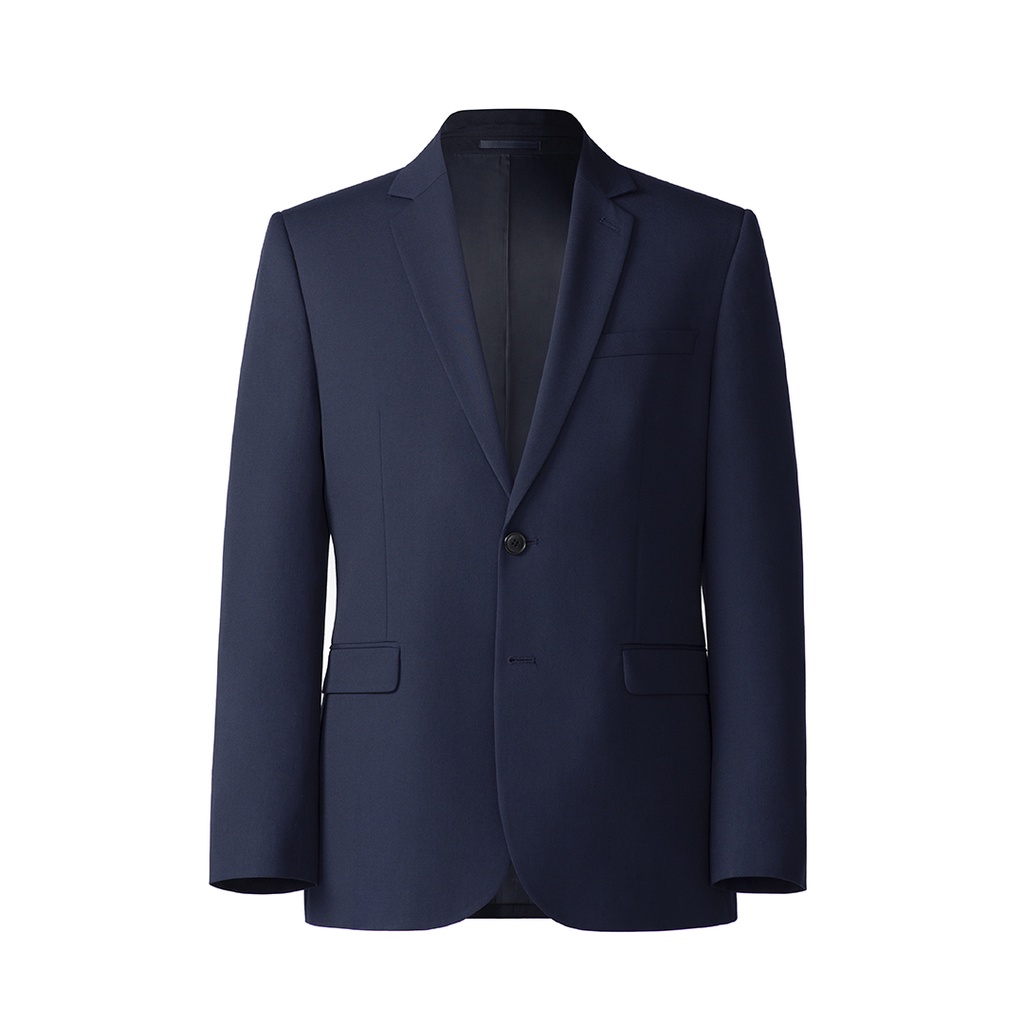 ภาพหน้าปกสินค้าGQ Essential Suit สูทผู้ชายทรงปกติ รุ่น TR Tailored Fit สีกรมท่า จากร้าน gqsize บน Shopee