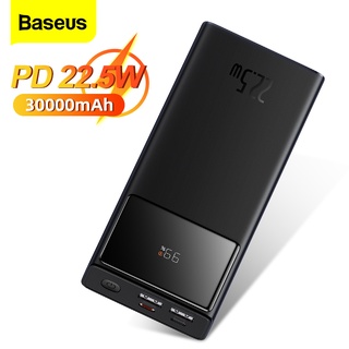 Baseus PD พาวเวอร์แบงค์ 20W 30000mAh / 20000mAh ชาร์จเร็ว 22.5W แบบพกพา ที่ชาร์จแบตเตอรี่ภายนอก