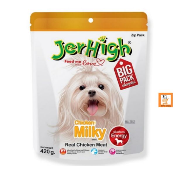 ภาพหน้าปกสินค้าJerhigh Snack ขนมสุนัข 400g เจอร์ไฮ Stick แท่งนิ่ม Big Pack