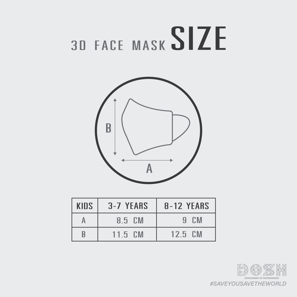 dosh-face-mask-ผ้าปิดจมูกกันน้ำสำหรับเด็ก-สีขาว-fdmask03-ราคา-85