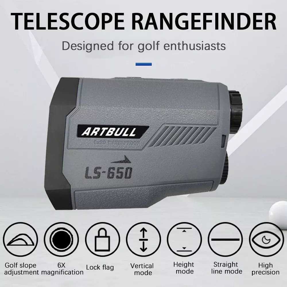 กล้องวัดระยะ ARTBULL LS-650 Golf Laser Rangefinder 3 Lens กล้องวัดระยะ ...