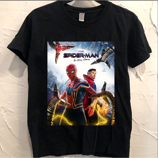 เสื้อยืด Spider-Man No Way Home 2022 Movie Poster Classic Unisex T-Shirt Cotton