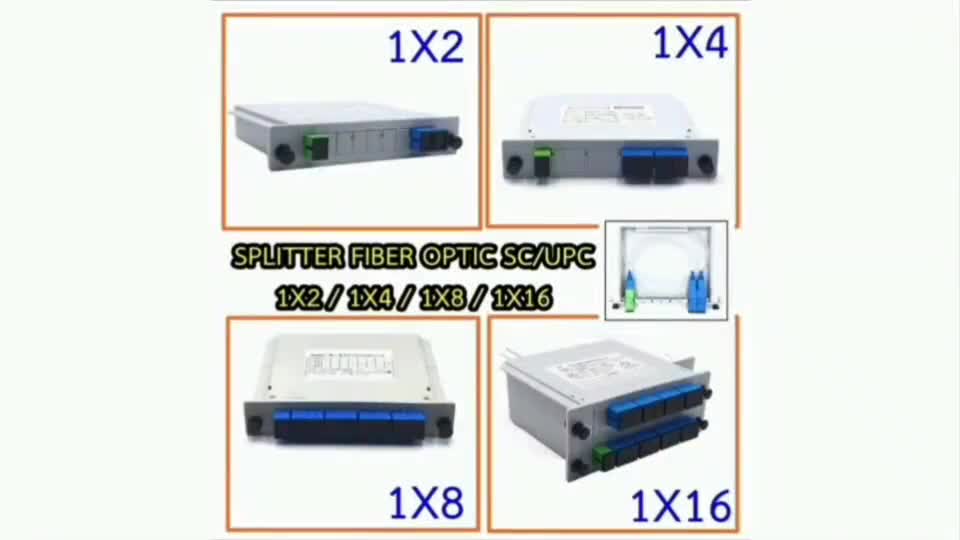 splitter-fiber-optic-sc-upc-1x2-1x4-1x8-1x16-อุปกรณ์สำหรับแยกแสงไฟเบอร์ออฟติก