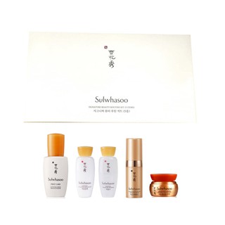 sulwhasoo signature beauty routine kit 5 items. ผิวสวยแบบสาวเกาหลีด้วยเซทบำรุงผิวหน้า