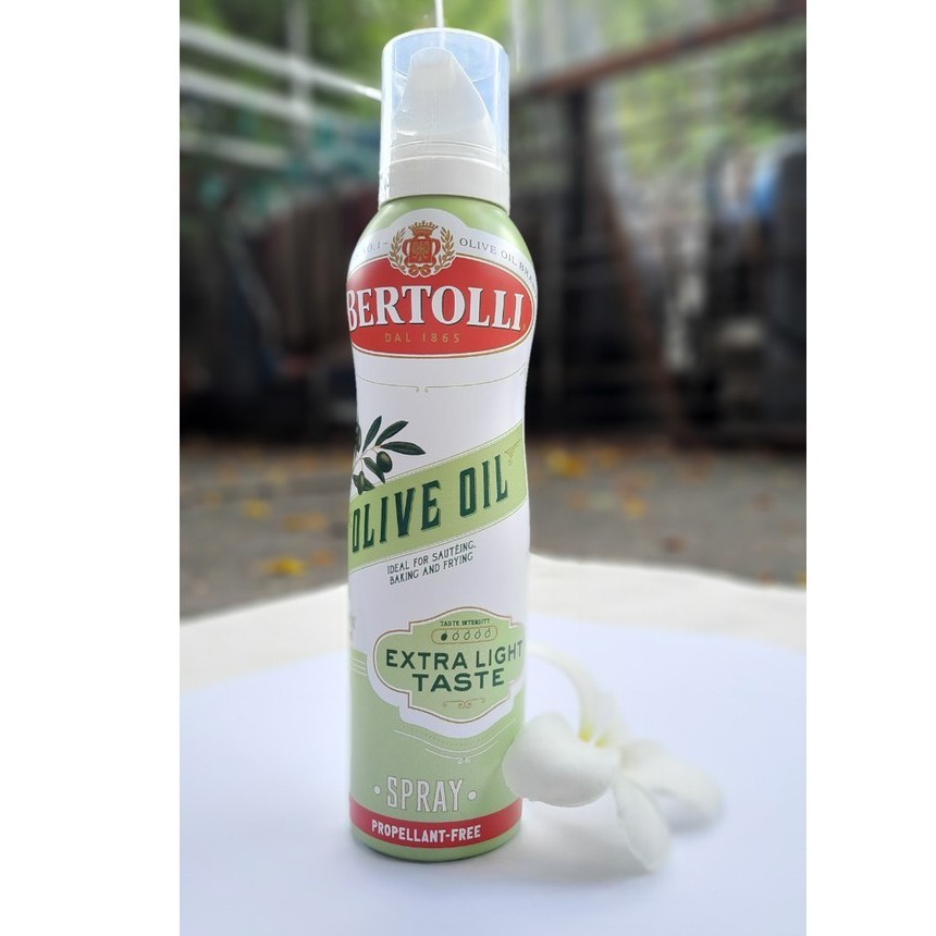 Bertolli Olive Oil Extra Light Taste Spray เอ็กซ์ตร้า ไลท์ โอลีฟ ออยล์