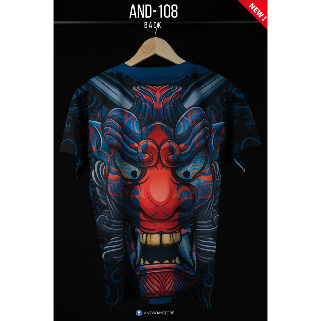 a-new-day-108-เสื้อลายสักสไตล์ญี่ปุ่น-สกรีนเต็มตัว-ลาย-oni-mask-ตรุษจีน