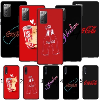 COCA COLA เคสโทรศัพท์มือถือลายโค้กสําหรับ Samsung Galaxy A9 A8 A7 A6 Plus J8 2018 + A21S A70 M20 A6 + A8Plus