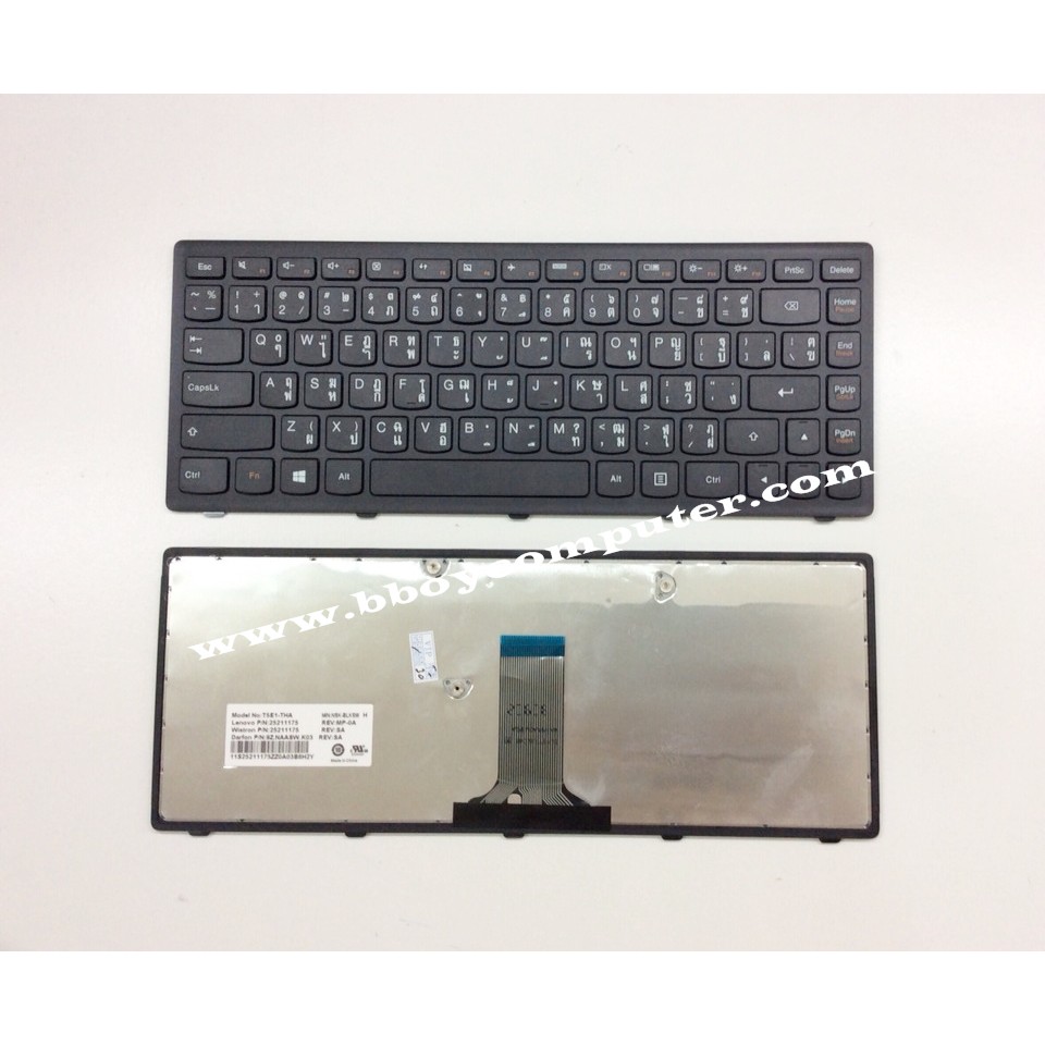 lenovo-keyboard-คีย์บอร์ด-lenovo-g400s-g405s-g410s-s410p-z410-flex-14-รุ่นนี้มีสองแบบแกะเทียบสายแพรด้วยนะครับ-ไทย-อั