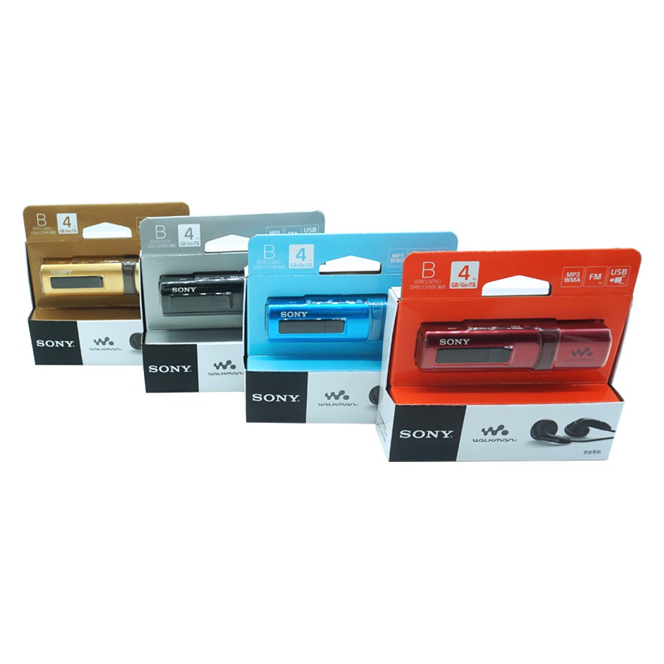 Sony NWZ-B183F เครื่องเล่น MP3 แฟลช พร้อมจูนเนอร์ FM ในตัว 4GB Walkman ...