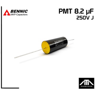 C PMT 8.2 µF 250V J BENNIC สีดำ c ใส่ลำโพง cเสียงแหลม คาปา เสียงแหลม ลำโพง C เสียงแหลม คอนเดนเซอร์ PMT 8.2 µF 250V J