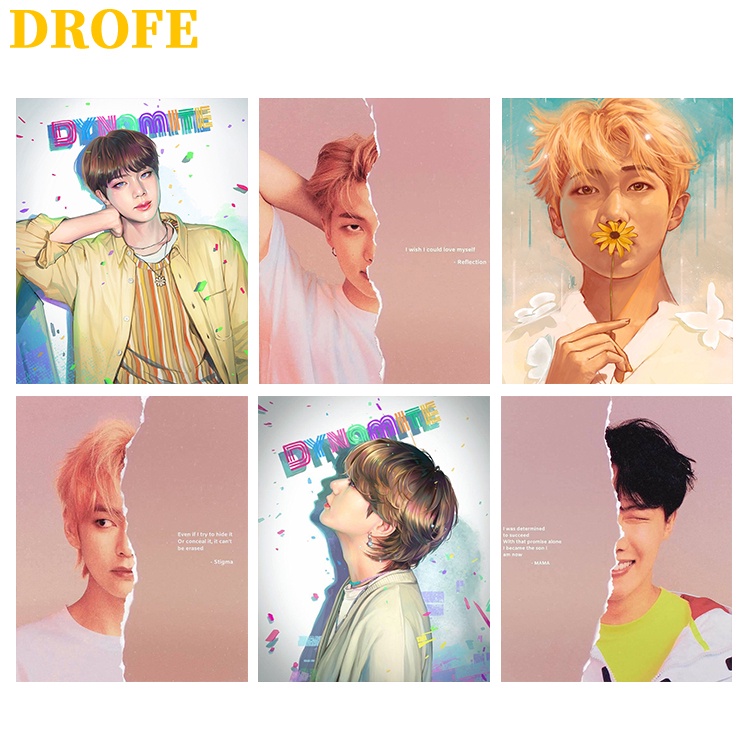 drofe-40x50-ซม-bts-ภาพวาดสีน้ํามันรูปสีน้ํามัน-คู่มือการใช้งาน-สีน้ํามันดิจิตอล