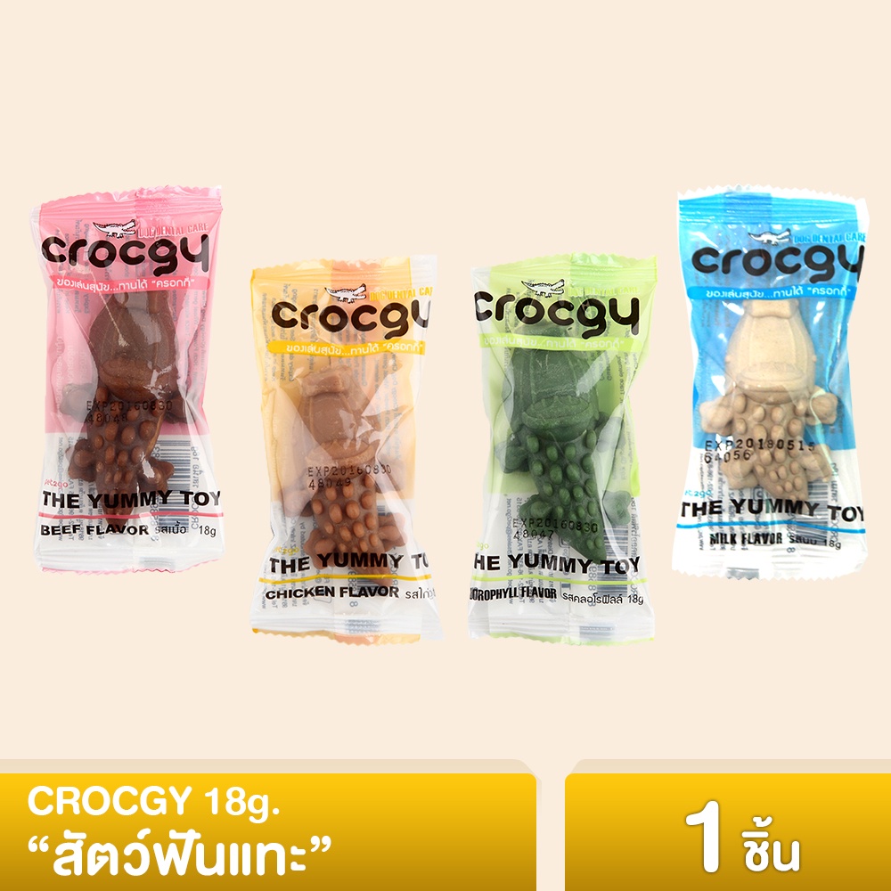 ภาพหน้าปกสินค้าCROCGY ขนมลับฟัน ครอกกี้ สำหรับสัตว์ฟันแทะเช่นชูการ์ไรเดอร์(1 ชิ้น)