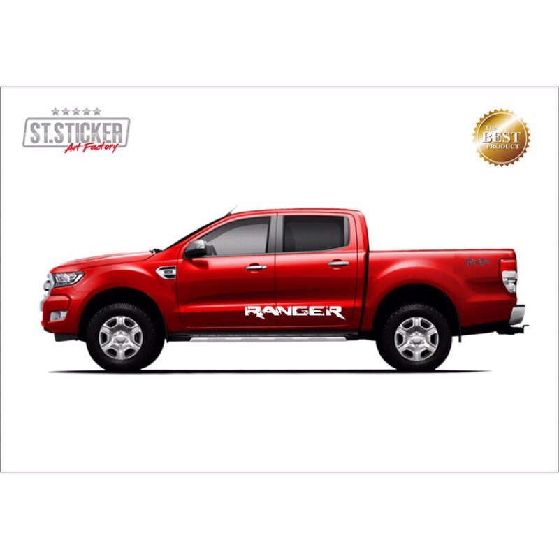 ford-ranger-สติกเกอร์ตัวหนังสือ-ติดท้ายกระบะ