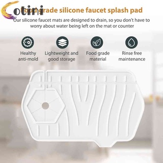 Silicone Drain Pad Countertop Sink Faucet Splash Guard Bathroom Kitchen Gadgets