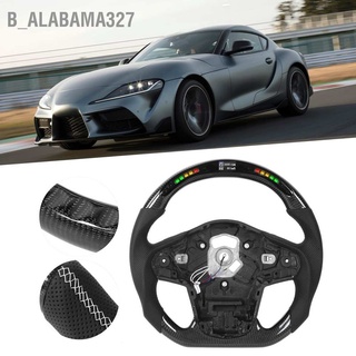 Alabama327 พวงมาลัยคาร์บอนไฟเบอร์ Led แบบเปลี่ยน สําหรับ Gr Supra A90 2020+