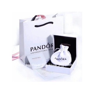 Pandora กล่องกระดาษบรรจุภัณฑ์ / ถุงกระดาษขัด / ถุงผ้า / สร้อยข้อมือหรือสร้อยคอ