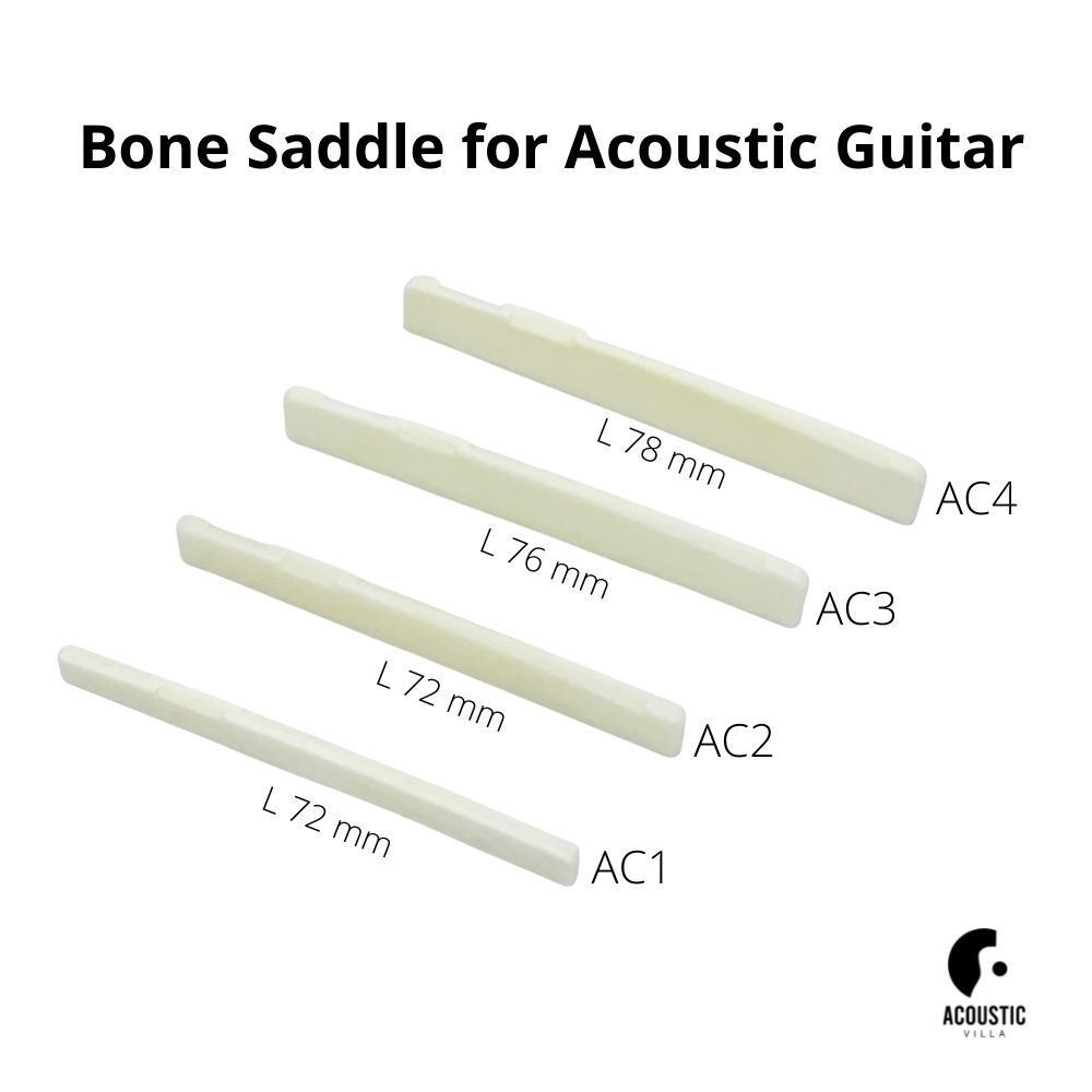 หย่องกระดูก Bone Saddle for Acoustic Guitar Shopee Thailand
