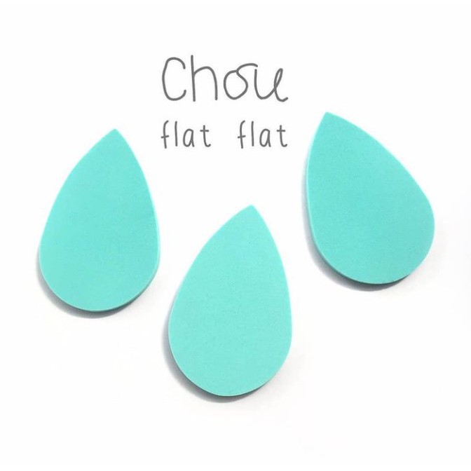 chou-flat-flat-puff-พัฟแต่งหน้า-ใช้เกลี่ยเครื่องสำอางบนใบหน้า-คละสี