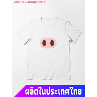 Edens Clothing Store 2021 Piggii Essential T-Shirt เสื้อยืดพิมพ์ลาย เสื้อยืดคู่รัก หมูน้อย