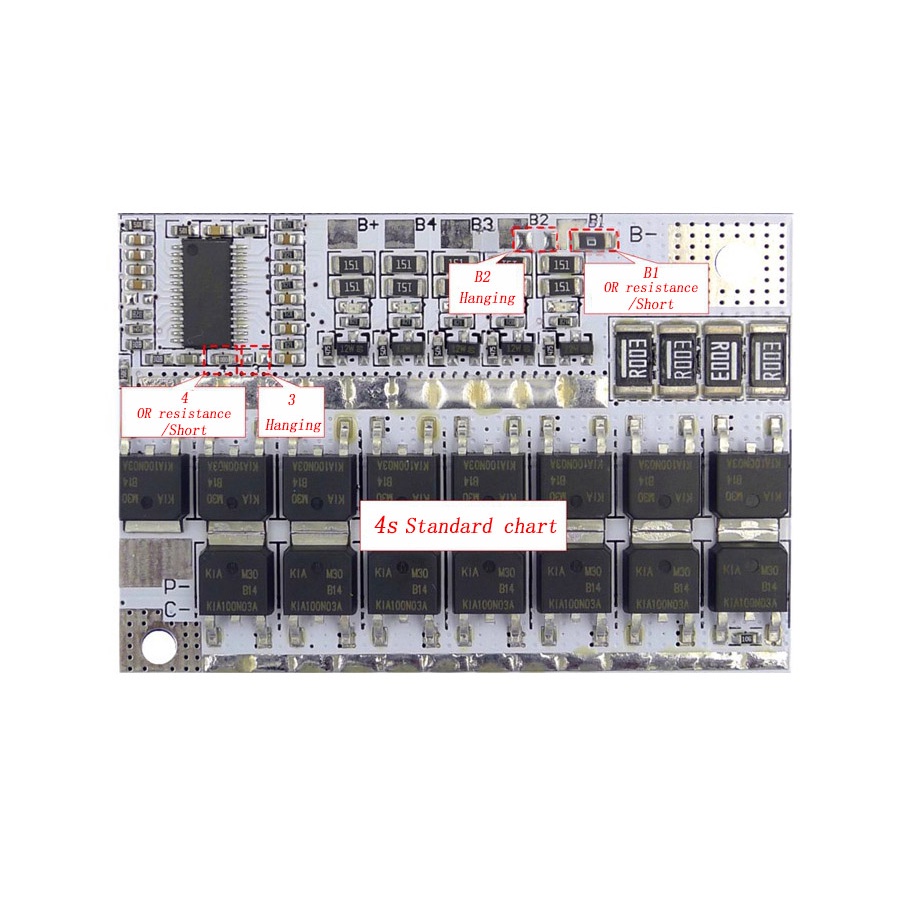 บอร์ดวงจรป้องกันลิเธียม-4s-100a-bms-3-2v-4s-li-ion-lifepo4-life-lmo