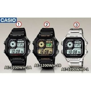 เช็ครีวิวสินค้าCasio Standard นาฬิกาข้อมือ - รุ่น AE-1200WH ของแท้ 10000%