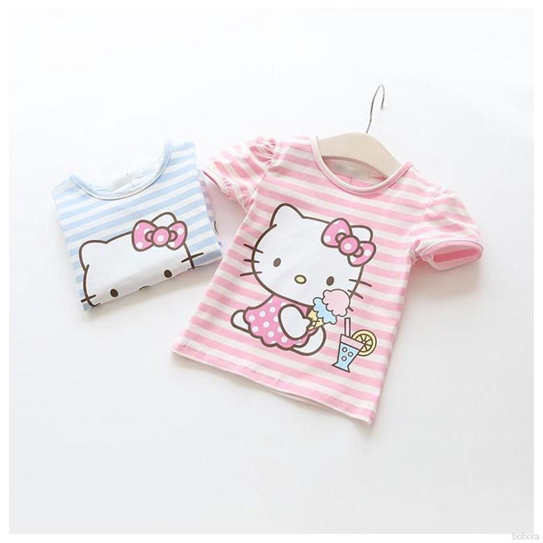 bobora-hello-kitty-ชุดเสื้อผ้าสำหรับเด็กผู้หญิง