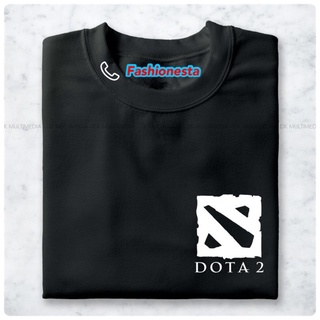 เสื้อคู่วินเทจ เสื้อครอปสายฝอ เสื้อยืด DOTA 2 ตัวพิมพ์คุณภาพสูง UNISEX COD +Au เสื้อแฟชั่นผญ sexy