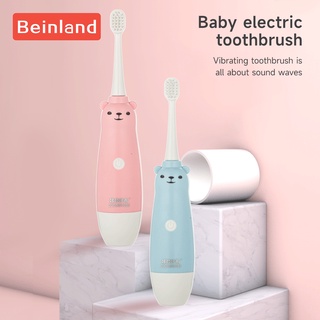 Beinland แปรงสีฟันไฟฟ้า แบบนิ่ม แบบชาร์จไฟได้ ลายการ์ตูน สําหรับเด็กผู้ชาย และผู้หญิง