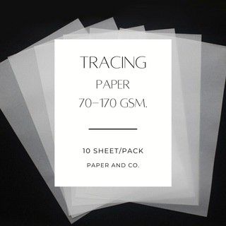 สินค้า กระดาษไข (A4) (แพ็คละ 10 แผ่น) (70-170 gsm.)
