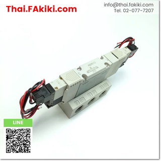 มือสองพร้อมส่ง,(C)Used, 4GB240-E2 VALVE ,วาล์ว สเปค DC24V 5port RC1/4 ,CKD (66-004-122)