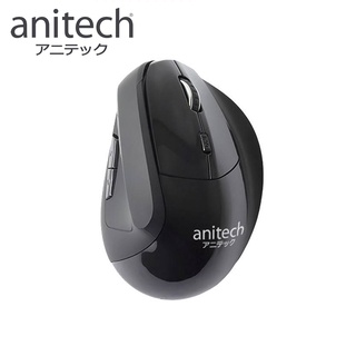 Anitech Wireless Vertical Mouse ไม่ปวดข้อมือ Silent Click คลิกเงียบ เมาส์ไร้สาย เมาส์ไวเลส W225