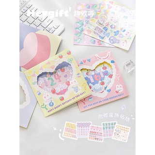 ภาพขนาดย่อของภาพหน้าปกสินค้าพร้อมส่ง   การ์ดวันเกิดใส่รูปได้ birthday card DIY your cake จากร้าน ployliezemii บน Shopee ภาพที่ 5