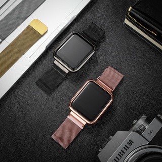 สินค้า เคส+สายนาฬิกาข้อมือ + สายคล้องสําหรับ Xiaomi Mi Watch Lite Milanese