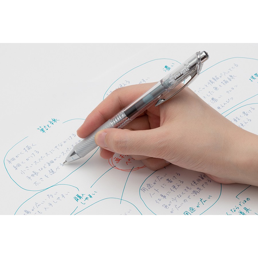 ภาพสินค้าปากกา Pentel Infree ขนาด 0.5 MM รุ่น BLN75TL และไส้ปากกา XLRN5TL ปากกาแบบเจล ด้ามใส สีสวย จากร้าน tttshops บน Shopee ภาพที่ 6