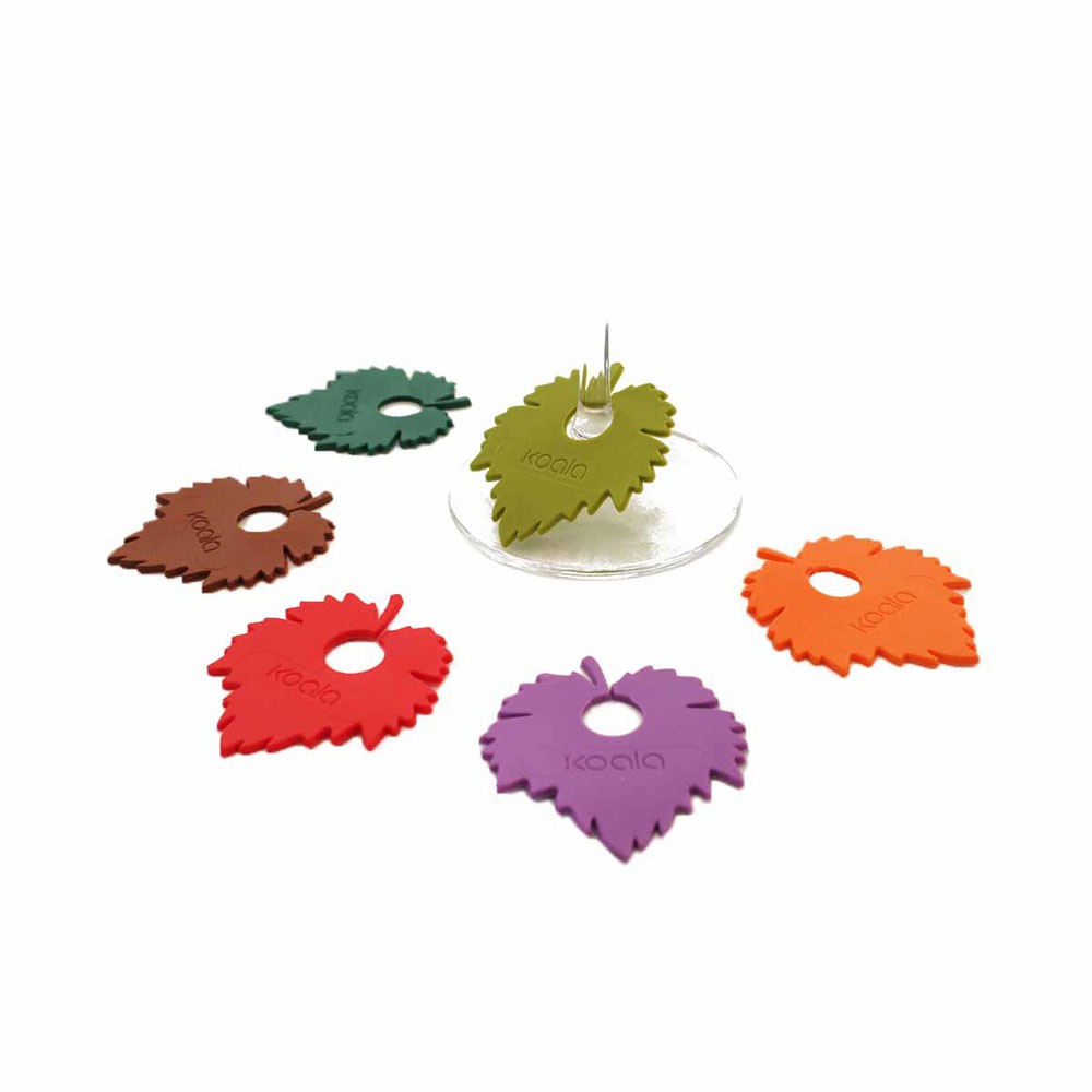 koala-glass-marker-wine-leaf-ที่ทำสัญลักษณ์แก้วไวน์-รุ่น-966303-6-pack