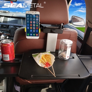 ภาพขนาดย่อของสินค้าโต๊ะในรถ โต๊ะวางของในรถ พับเก็บได้ ถาดรองที่นั่ง ที่ยึดคอมพิวเตอร์ อุปกรณ์เสริมในรถยนต์