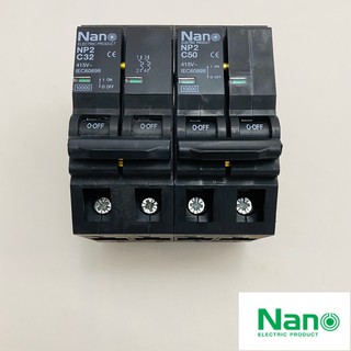 เซอร์กิตเบรกเกอร์ NANO แบบปลั๊กออน (Plug On) 2P 32-50A