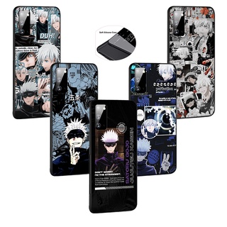 เคสโทรศัพท์มือถือ ลายการ์ตูนอนิเมะ Jujutsu Kaisen Gojo Satoru สีดํา สําหรับ OPPO Reno 6 Pro Plus F19 A74 A53s A55 A56 A16 A16s A54s G139