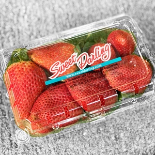 สินค้า สตอเบอรี่นำเข้า อเมริกา JUMBO Strawberry (USA) (1แพค/454กรัม) ~ลดพิเศษ~ ที่สุดของสตรอเบอรี่ สตอเบอร์รี่ สตรอเบอรี่สด