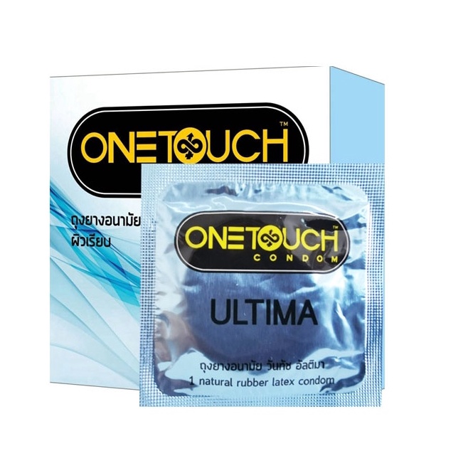 ถุงยางอนามัยวันทัช-อัลติม่า-ผิวเรียบ-one-touch-ultima-3pcs