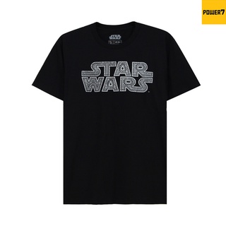 เสื้อยืดผ้าฝ้ายพิมพ์ลาย Power 7 shop สตาร์ วอร์ส เสื้อยืดสตาร์ วอร์ส Star Wars การ์ตูนลิขสิทธิ์แท้ รุ่น 1219-556 คอกลม เ