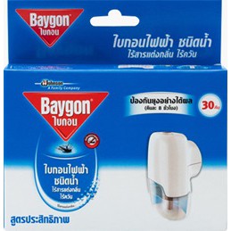 เครื่องไล่ยุงไฟฟ้าชนิดน้ำbaygon-30คืน