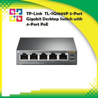 TP-Link  TL-SG1005P 5-Port Gigabit Desktop Switch with 4-Port PoE
