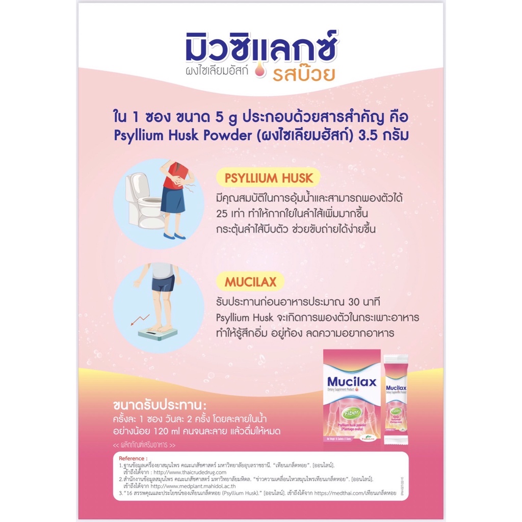 ส่งฟรี-มิวซิแลกซ์ผลิตภัณฑ์เสริมอาหารไฟเบอร์-รสบ๊วย