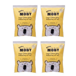 Baby Moby สำลีก้อนใหญ่ Large Cotton Balls (100 g.) 4 ถุง