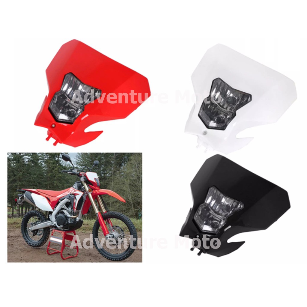 หน้ากากรถจักรยานยนต์วิบาก-ทรง-crf450-มีไฟ-สามารถดัดแปลงใส่ได้หลายรุ่น-2022-nacrf