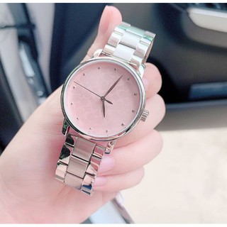 🎀 (สด-ผ่อน) นาฬิกา สีเงินหน้าปัดชมพู COACH หน้าปัด 36 มิล 14503406 Coach Grand Ladies Stainless Steel Watch