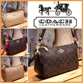 [จัดส่งที่รวดเร็ว] แท้% COACH กระเป๋าถือ F36674 กระเป๋าแฟชั่นสตรี /กระเป๋าสะพาย  [กล่องใบแจ้งหนี้บัตรฟรีค่าจัดส่ง]