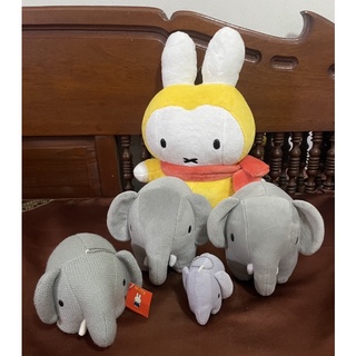 เซ็ตครอบครัวช้างผองเพื่อนมิฟฟี่ Miffy (ขายยกเซ็ต🐘ได้ช้างทั้งหมด4ตัวค่ะ)