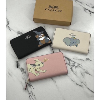 Coach  DISNEY X COACH MEDIUM ZIP AROUND WALLET